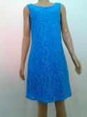 Vestido Renda Azul - Tamanho M - Cod. 3081507